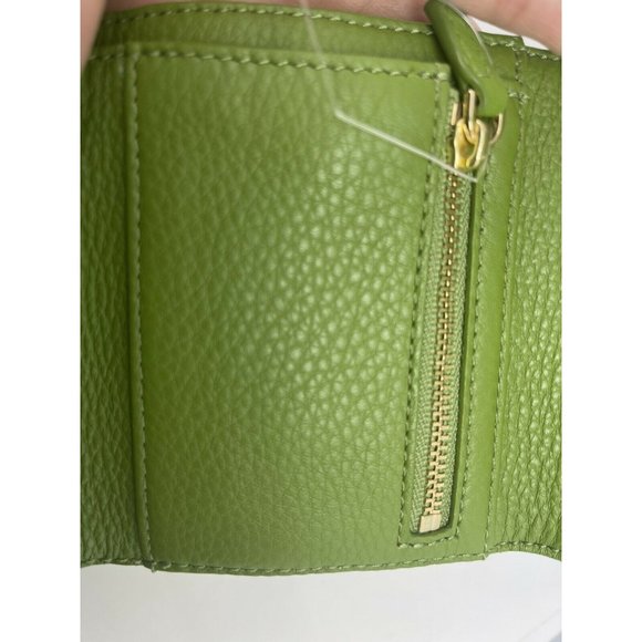 SOLD Tory Burch Green Tri-Fold Leather Wallet - Picture 6 of 6